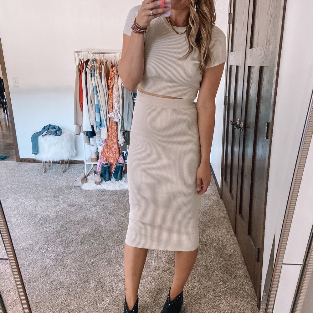Ribbed 2 piece set